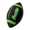 Franklin Sports Grip-Rite Football, Black/Lime -Outlet Sporting Goods Store 33048c4grip rite 100 color rubber footballs black