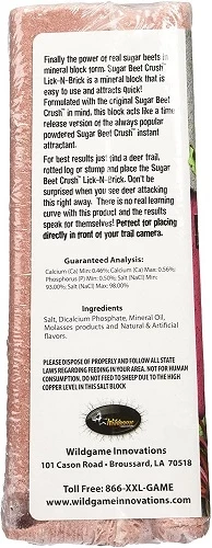 Wildgame Sugar Beet CRUSH – 4 lb Brick 6 Wildgame Sugar Beet CRUSH – 4 lb Brick - Image 4