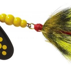 Mepps Black Fury Lure, #5 (1/2oz.) -Outlet Sporting Goods Store 3350060 yel dot 5 1 1