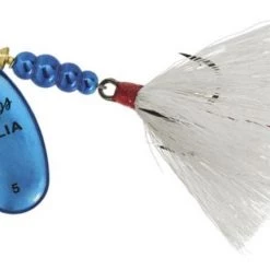 Mepps Double Blade Aglia Lure, #5 (11/16oz.) -Outlet Sporting Goods Store 3350221 silver blue wht 1