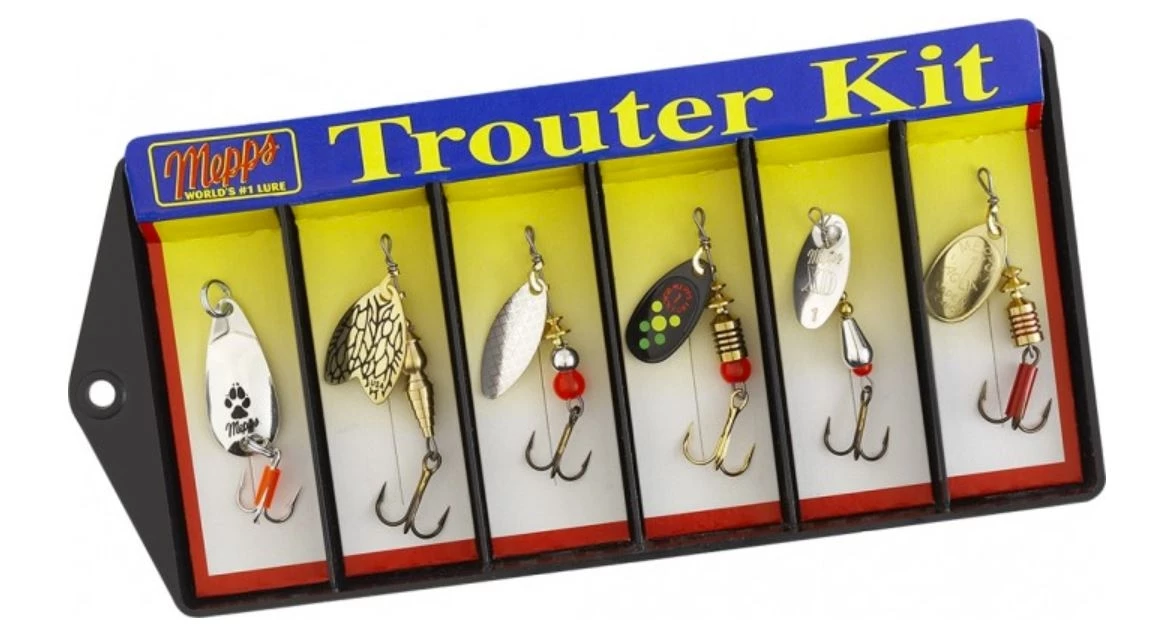 Mepps Trouter Kit - Plain Lure Assortment 3 Mepps Trouter Kit - Plain Lure Assortment