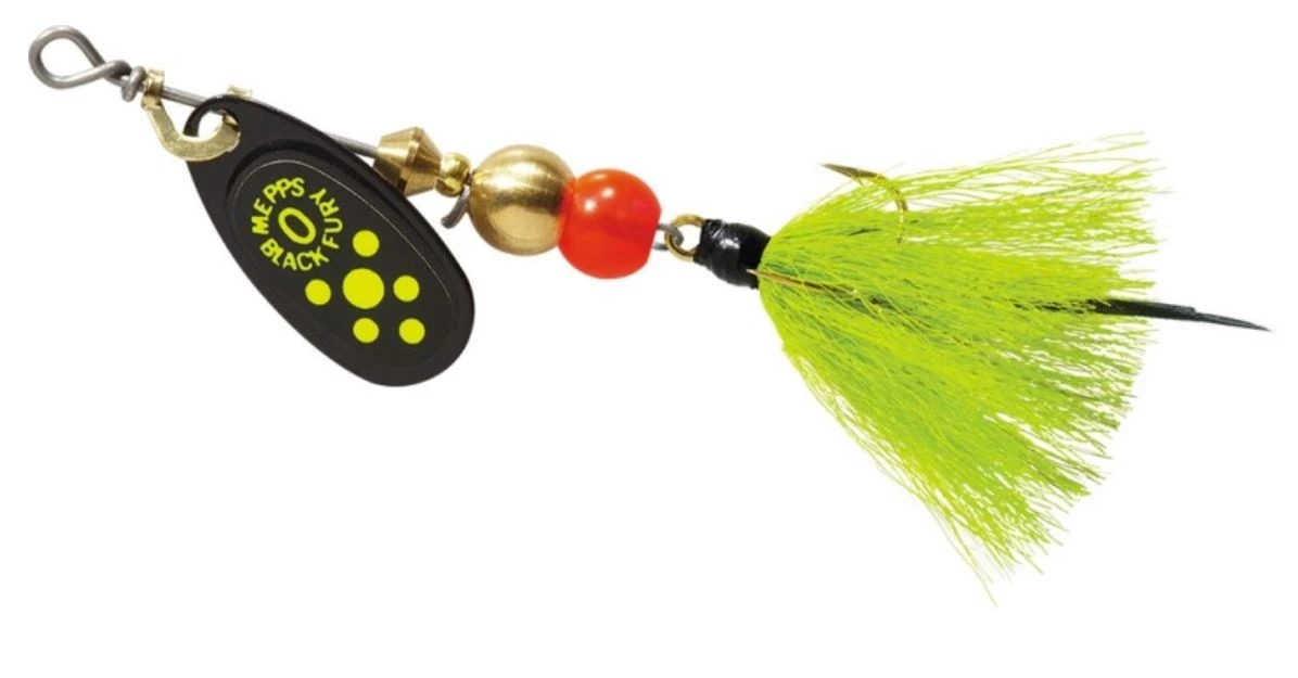 Mepps Black Fury Lure, #0 (1/12oz.) 3 Mepps Black Fury Lure, #0 (1/12oz.)