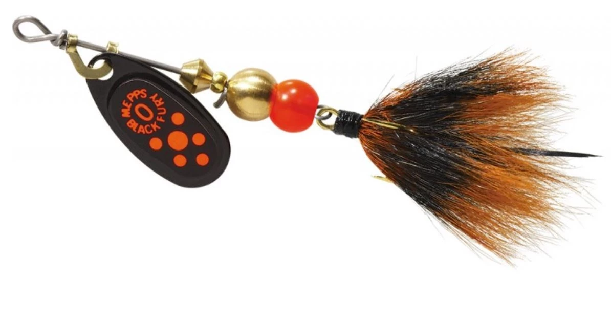 Mepps Black Fury Lure, #0 (1/12oz.) 4 Mepps Black Fury Lure, #0 (1/12oz.) - Image 2