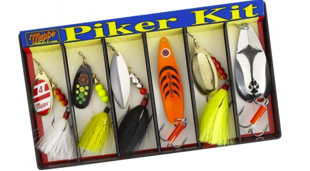Mepps Piker Kit - Plain & Dressed Lure Assortment 3 Mepps Piker Kit - Plain & Dressed Lure Assortment