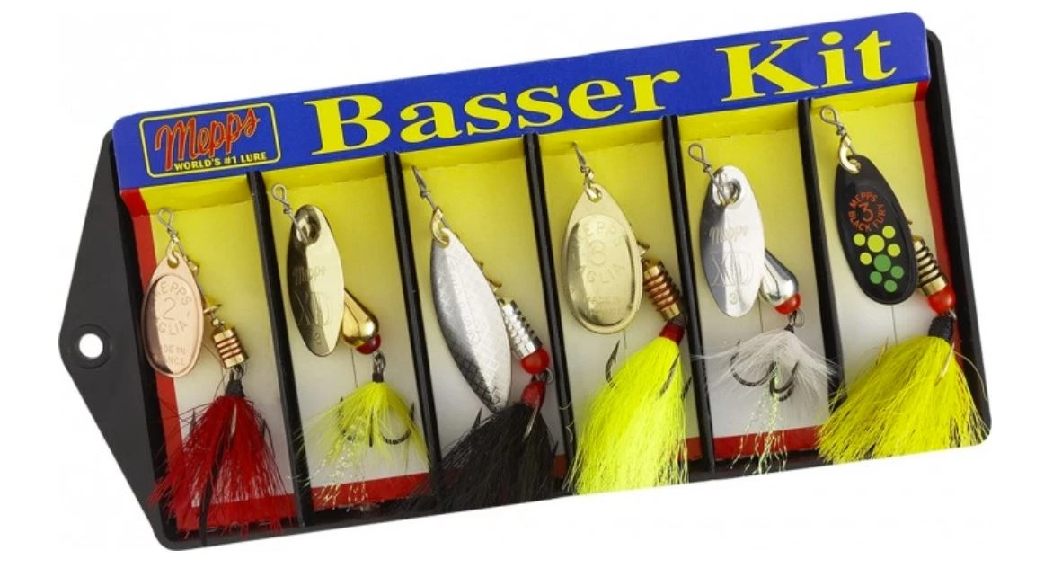 Mepps Basser Kit - Dressed Lure Assortment 3 Mepps Basser Kit - Dressed Lure Assortment