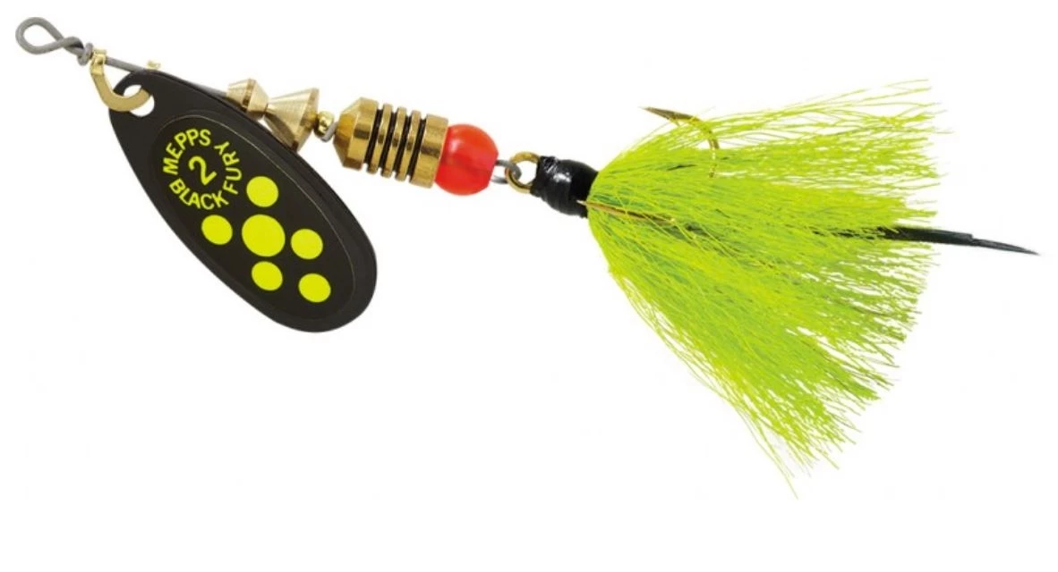 Mepps Black Fury Lure, #2 (1/6oz.) 3 Mepps Black Fury Lure, #2 (1/6oz.)