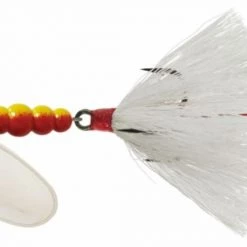 Mepps Dressed Aglia Lure, #5 (1/2oz.) -Outlet Sporting Goods Store 3351552 silver wht 1