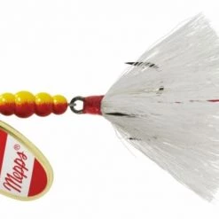 Mepps Dressed Aglia Lure, #5 (1/2oz.) -Outlet Sporting Goods Store 3351565 gld red wht wht 1 1