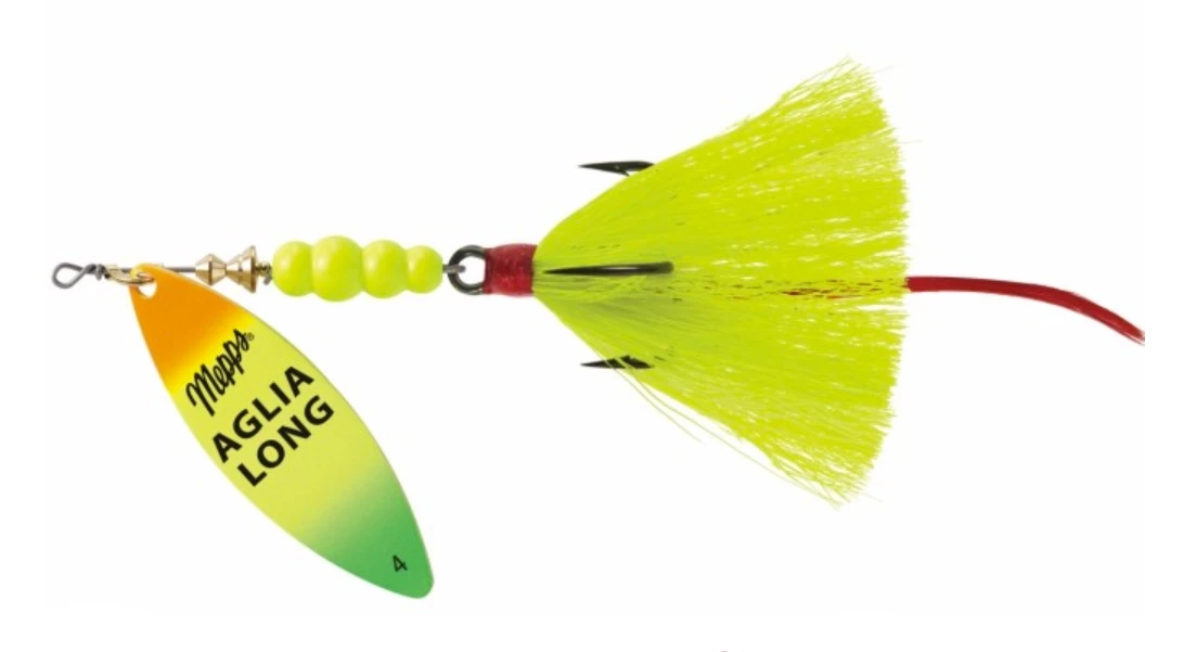 Mepps Aglia Long Fishing Lure, #4 (1/2oz.) 3 Mepps Aglia Long Fishing Lure, #4 (1/2oz.)