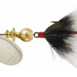 Mepps Dressed Aglia Lure, #0 (1/12oz.) -Outlet Sporting Goods Store 3352267 silver grey 1