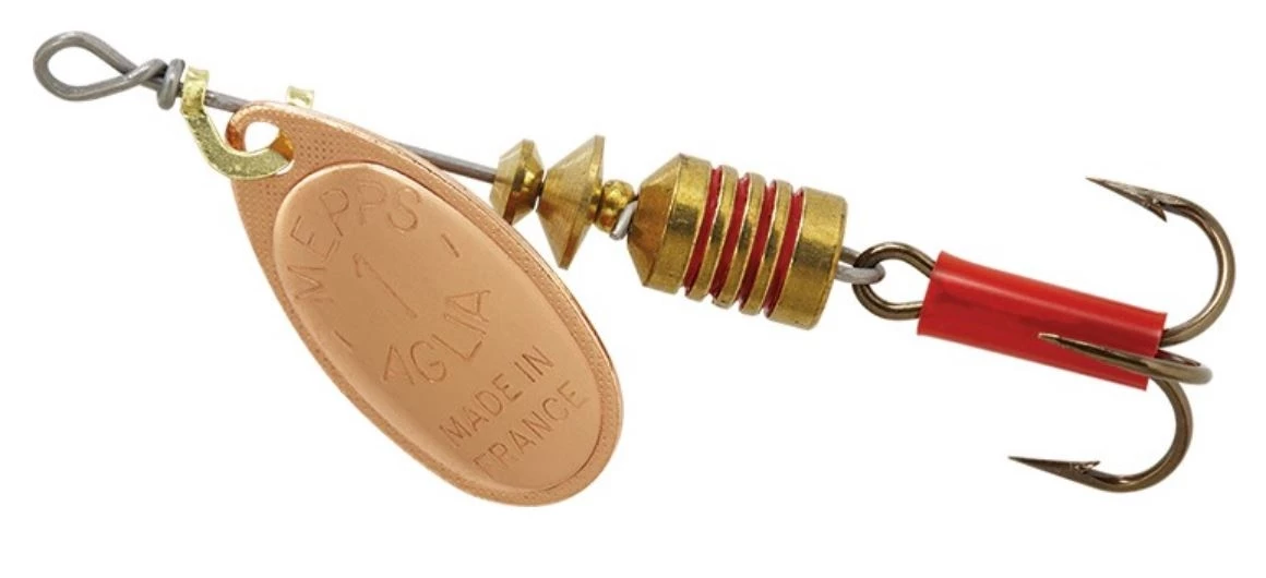 Mepps Plain Aglia Lure, #1 (1/8oz.) 3 Mepps Plain Aglia Lure, #1 (1/8oz.)