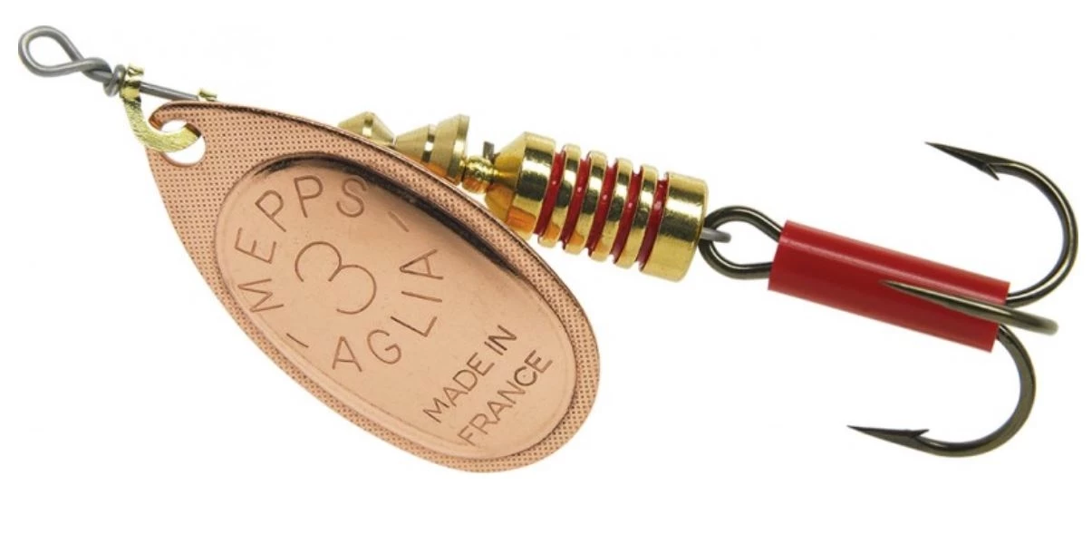 Mepps Plain Aglia Lure, #3 (1/4oz.) 3 Mepps Plain Aglia Lure, #3 (1/4oz.)