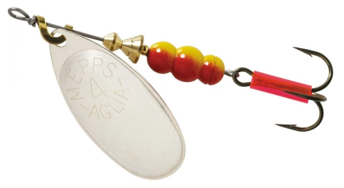 Mepps Plain Aglia Lure, #4 (1/3oz.) 4 Mepps Plain Aglia Lure, #4 (1/3oz.) - Image 2