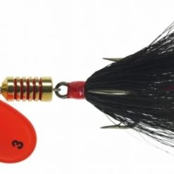 Mepps Dressed Aglia Lure, #3 (1/4oz.) -Outlet Sporting Goods Store 3352616 hot org black 1 1