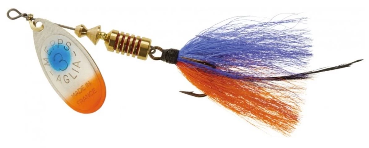 Mepps Dressed Aglia Bait Series Lure, #3 (1/4oz.) 3 Mepps Dressed Aglia Bait Series Lure, #3 (1/4oz.)