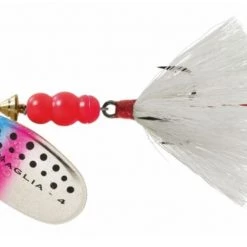 Mepps Dressed Aglia Lure, #4 (1/3oz.) -Outlet Sporting Goods Store 3352631 rbw trt wht 1 1