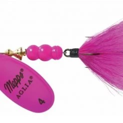 Mepps Dressed Aglia Lure, #4 (1/3oz.) -Outlet Sporting Goods Store 3352633 hot pnk pnk 1 1