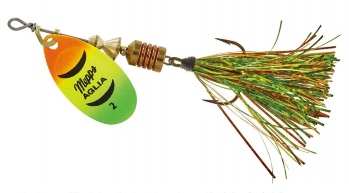 Mepps Aglia Flashabou Lure, #2 (1/6oz.) 4 Mepps Aglia Flashabou Lure, #2 (1/6oz.) - Image 2