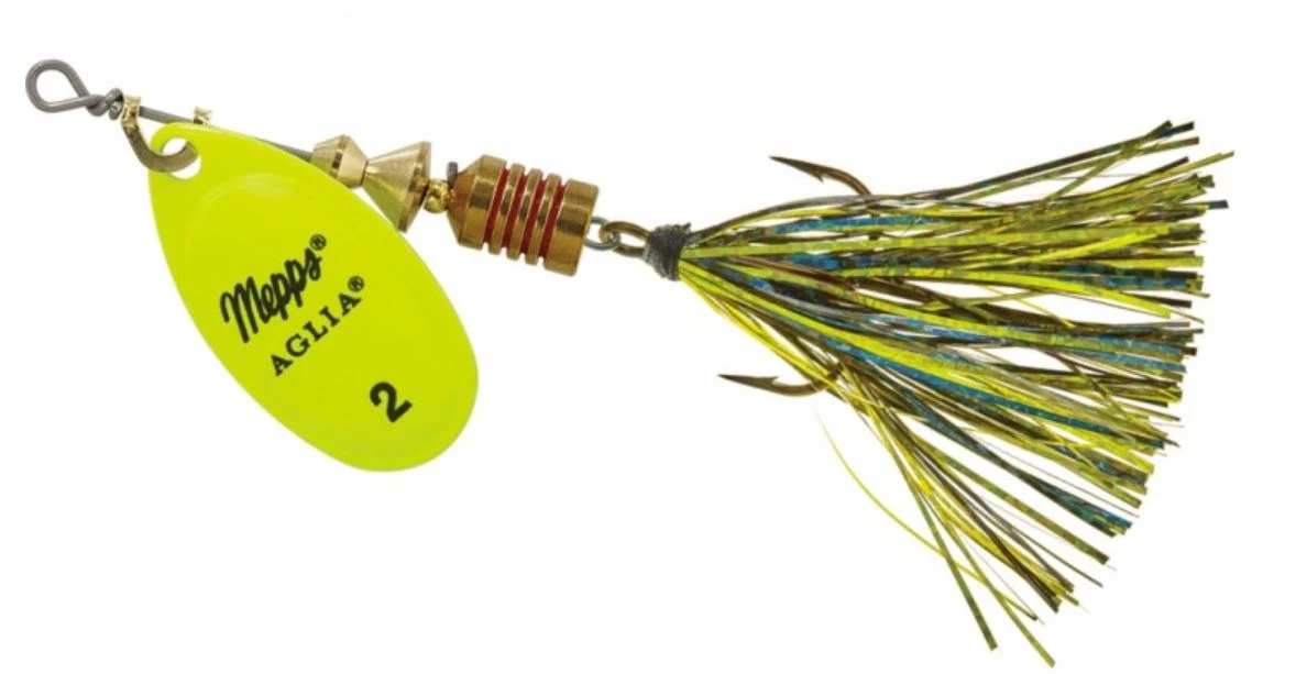 Mepps Aglia Flashabou Lure, #2 (1/6oz.) 3 Mepps Aglia Flashabou Lure, #2 (1/6oz.)