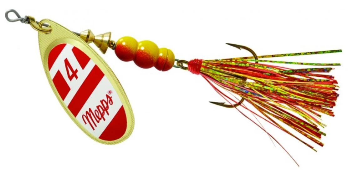 Mepps Aglia Flashabou Lure, #4 (1/3oz.) 4 Mepps Aglia Flashabou Lure, #4 (1/3oz.) - Image 2