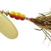 Mepps Aglia Flashabou Lure, #4 (1/3oz.) -Outlet Sporting Goods Store 3352811 gold brn gold 1 1