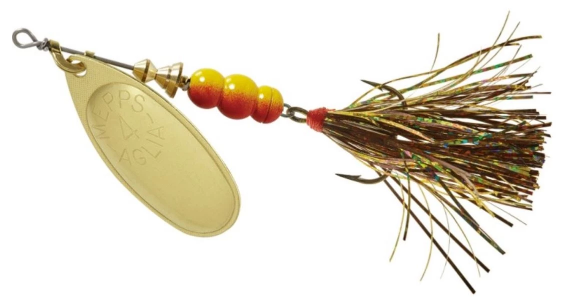 Mepps Aglia Flashabou Lure, #4 (1/3oz.) 3 Mepps Aglia Flashabou Lure, #4 (1/3oz.)