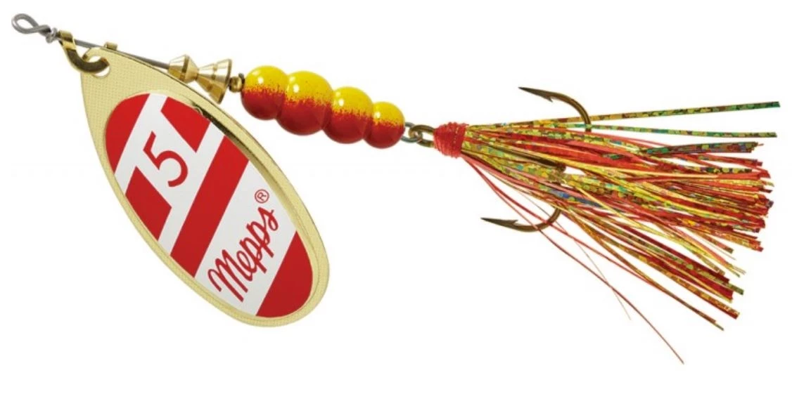 Mepps Aglia Flashabou Lure, #5 (1/2oz.) 4 Mepps Aglia Flashabou Lure, #5 (1/2oz.) - Image 2