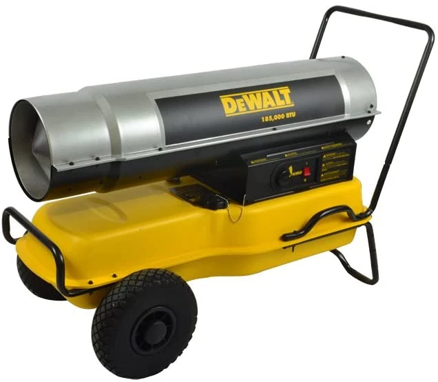 DeWalt 185,000 BTU/HR Forced Air Kerosene Construction Heater 3 DeWalt 185,000 BTU/HR Forced Air Kerosene Construction Heater