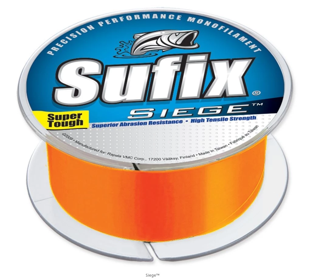 Sufix Siege Fishing Line - Neon Tangerine 3 Sufix Siege Fishing Line - Neon Tangerine