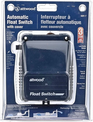 Attwood 4201-7 Bilge Pump Automatic Float Switch w/Cover 4 Attwood 4201-7 Bilge Pump Automatic Float Switch w/Cover - Image 2