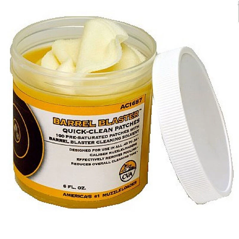 CVA Barrel Blaster Quick Clean Patches - 100 Pack 3 CVA Barrel Blaster Quick Clean Patches - 100 Pack