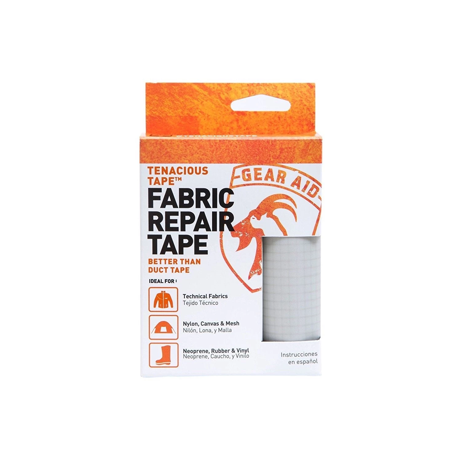 Gear Aid 3"x20" Tenacious Tape Fabric Repair Tape, Clear 3 Gear Aid 3"x20" Tenacious Tape Fabric Repair Tape, Clear