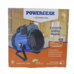 Comfort Zone PowerGear Ceramic Utility Heater 7 Comfort Zone PowerGear Ceramic Utility Heater -Outlet Sporting Goods Store 48840031 3