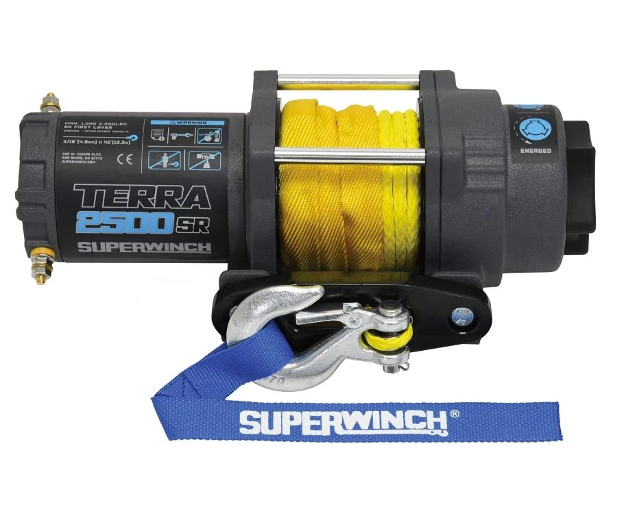 Superwinch Terra 2500SR 12V Synthetic Rope Winch 3 Superwinch Terra 2500SR 12V Synthetic Rope Winch