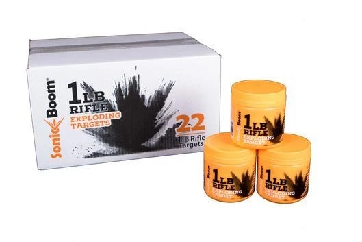 Sonic Boom 1 Lb Exploding Rifle Target - 22 Pack 3 Sonic Boom 1 Lb Exploding Rifle Target - 22 Pack