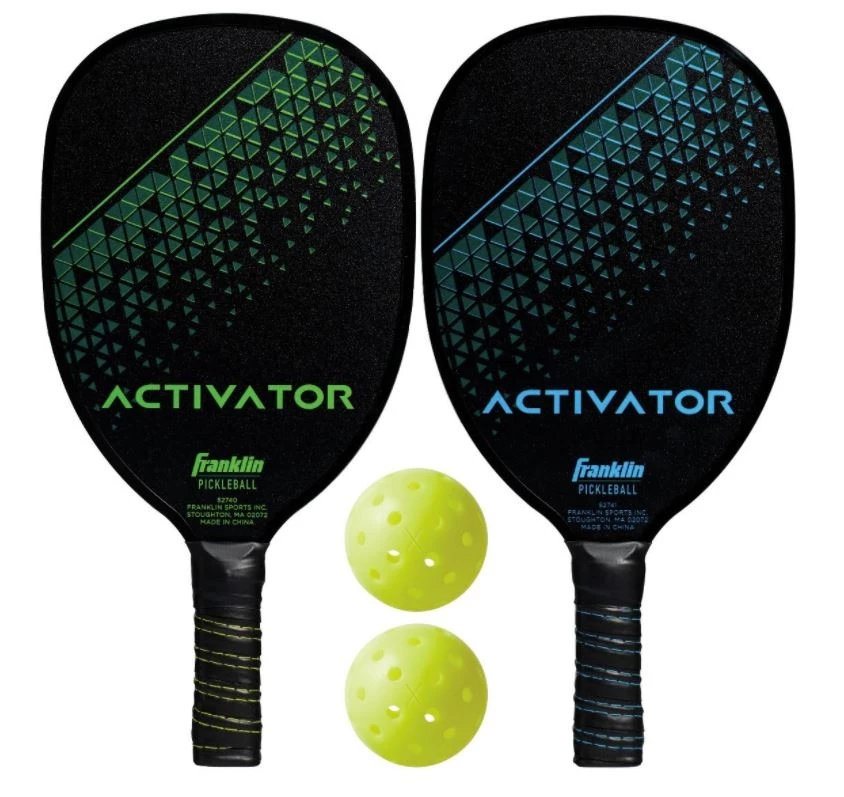 Franklin Sports Activator 2 Player Wood Paddle & Ball Set 3 Franklin Sports Activator 2 Player Wood Paddle & Ball Set