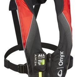 Onyx A/M-24 All Clear Automatic / Manual Inflatable Life Jacket (PFD), Red