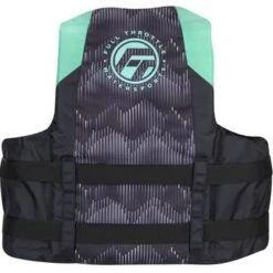 Full Throttle Adult Nylon Life Jacket, Aqua 5 Full Throttle Adult Nylon Life Jacket, Aqua -Outlet Sporting Goods Store 5300218 1 1 1