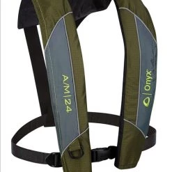 Onyx A/M-24 - Automatic / Manual Inflatable Life Jacket, Green