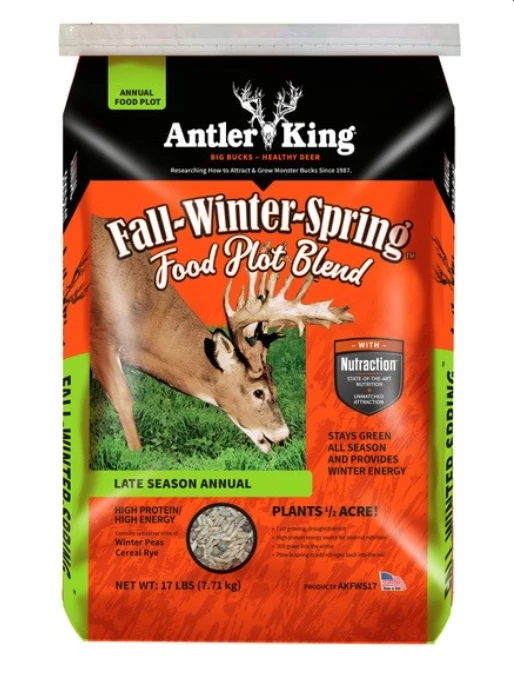 Antler King Fall/Winter/Spring Food Plot Blend - 17 LB 3 Antler King Fall/Winter/Spring Food Plot Blend - 17 LB