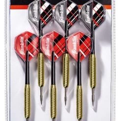 Franklin Sports Steel Tip Darts Set, 6 Pack