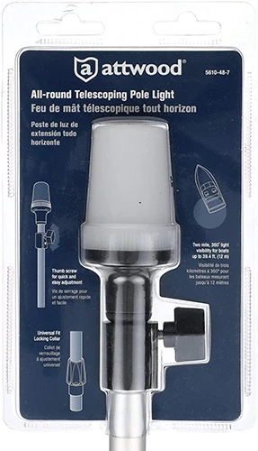 Attwood 5610-48-7 Telescoping Pole Light 6 Attwood 5610-48-7 Telescoping Pole Light - Image 4