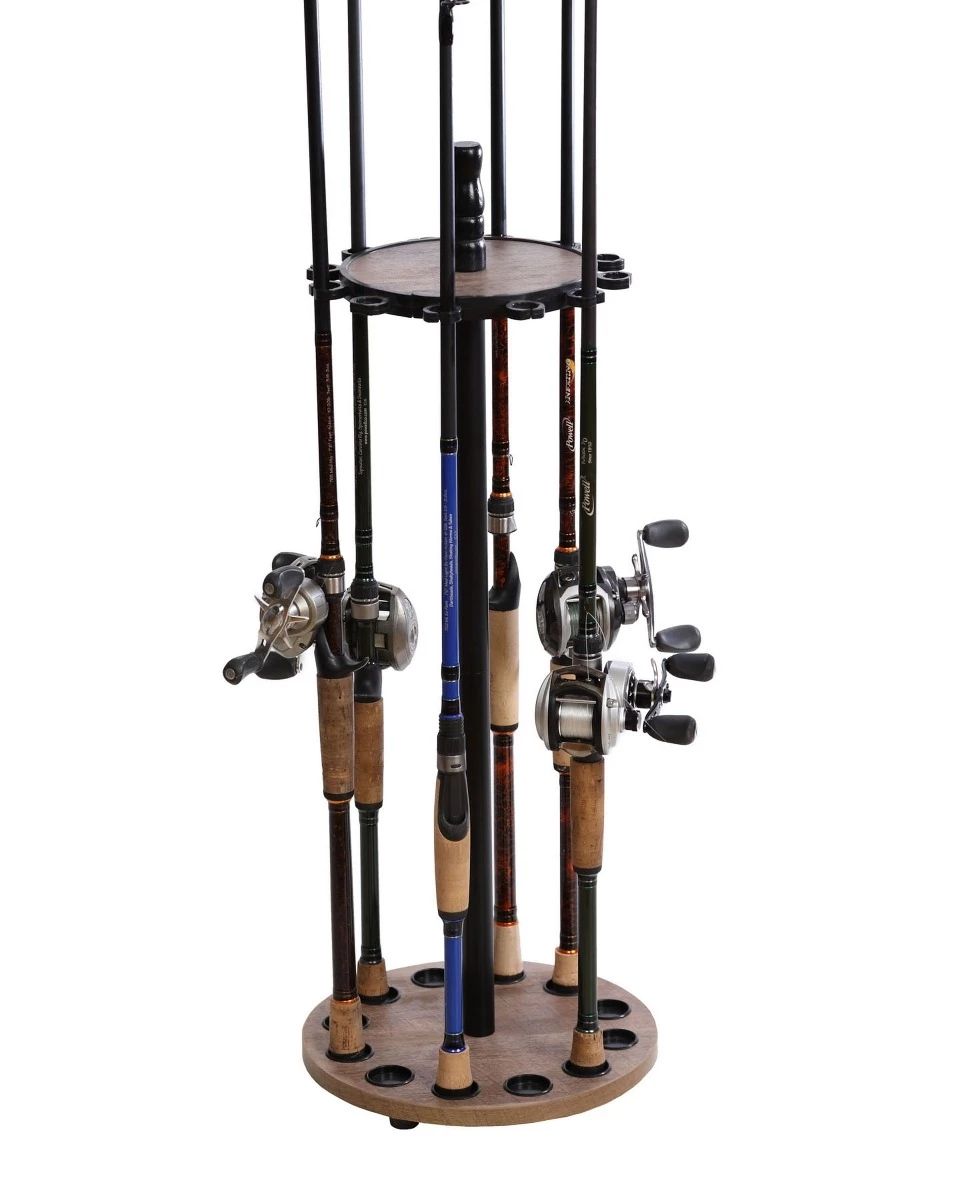 Inception Outdoors DRFR-012 Distressed Round Floor Rack 4 Inception Outdoors DRFR-012 Distressed Round Floor Rack - Image 2