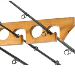 Organized Fishing 9 Rod Wood Ceiling Horizonal Rack -Outlet Sporting Goods Store 58020029 2 1