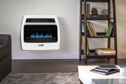 Dyna-Glo 30K BTU LP Blue Flame Vent Free T-stat Wall Heater | BFSS30LPT-4P 10 Dyna-Glo 30K BTU LP Blue Flame Vent Free T-stat Wall Heater | BFSS30LPT-4P - Image 8