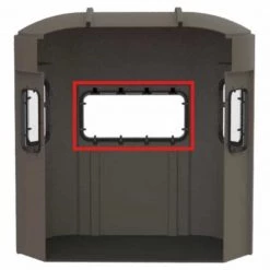 Banks 34"X14" Stump Framed Gunner Window