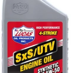 Lucas Oil Synthetic 4-Stroke SXS Engine Oil, 1 qt -Outlet Sporting Goods Store 5w50 1