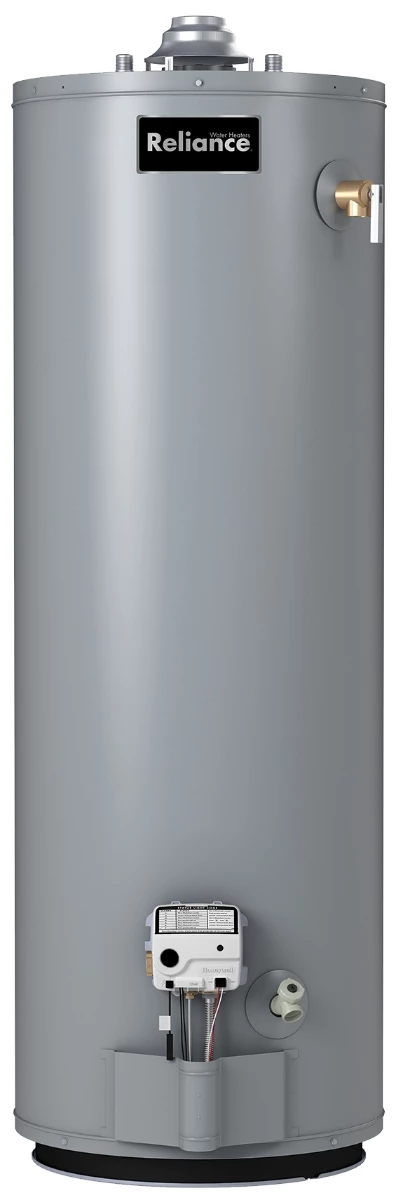 Reliance 40 Gallon Tall Natural Gas Water Heater 3 Reliance 40 Gallon Tall Natural Gas Water Heater