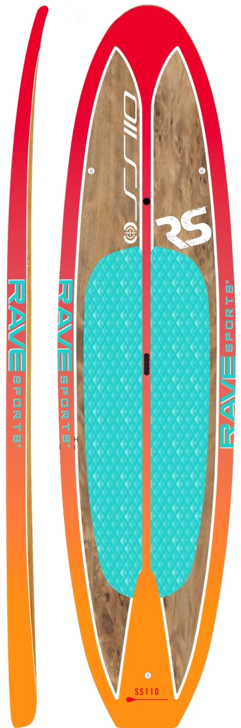 Rave Sports Shoreline Caribbean SUP, Sunburst Orange 3 Rave Sports Shoreline Caribbean SUP, Sunburst Orange
