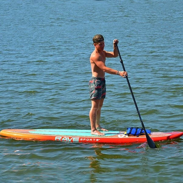 Rave Sports Shoreline Caribbean SUP, Sunburst Orange 5 Rave Sports Shoreline Caribbean SUP, Sunburst Orange - Image 3